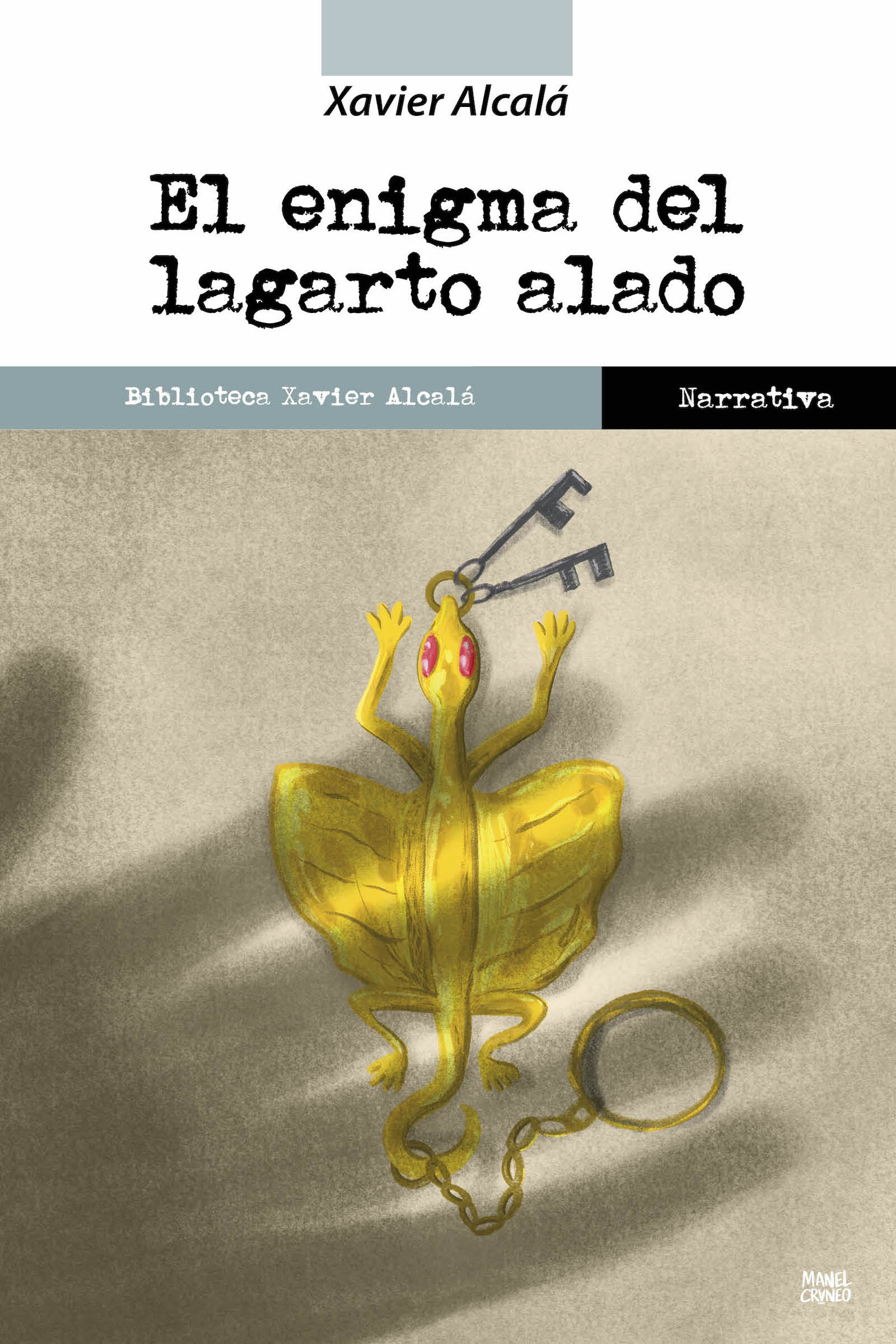 Portada de El enigma del lagarto alado